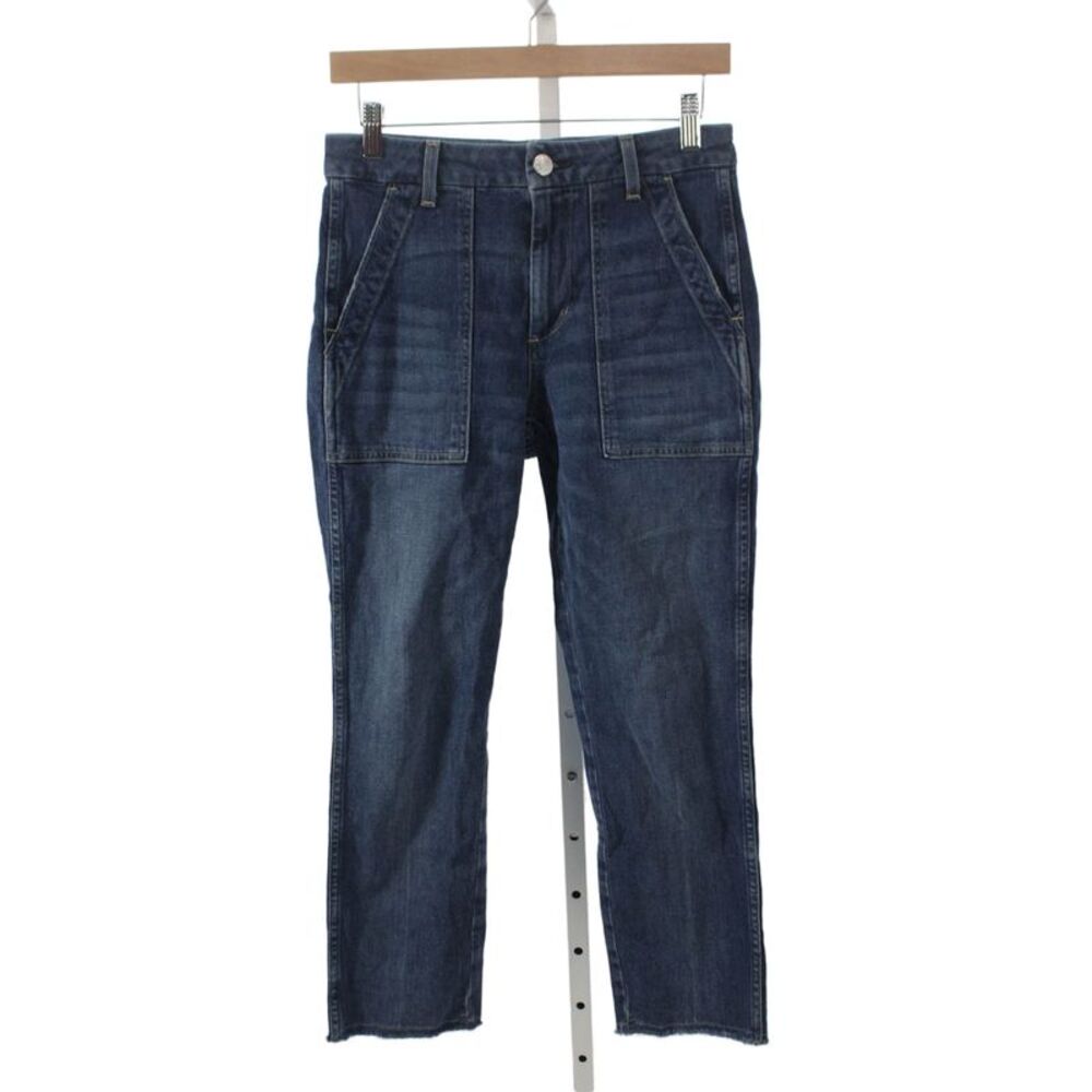 Amo Womens Blue Straight Jeans Cotton Size 25